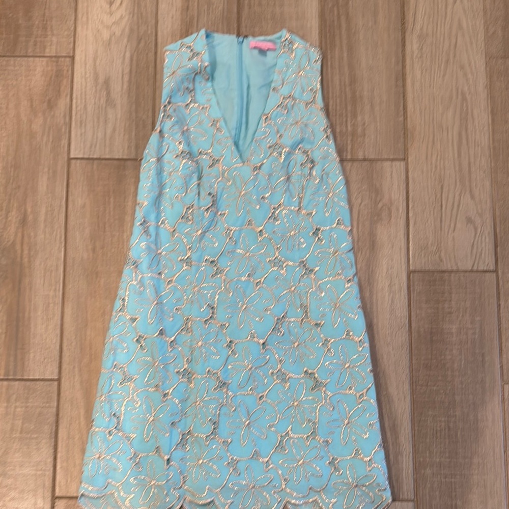 Lilly Pulitzer Elegant Floral Sleeveless Dress